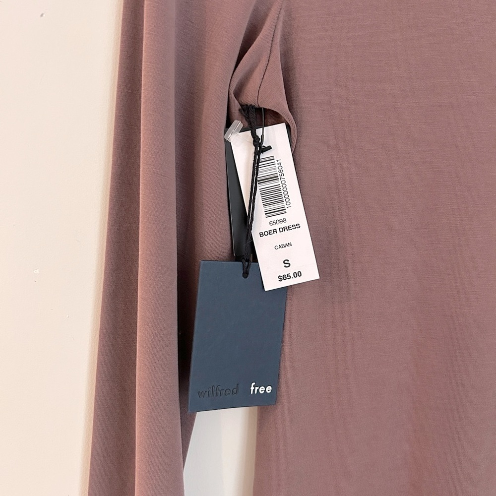 BRAND NWT ~ aritzia wilfred free boer dress ~ size small - Picture 4 of 5